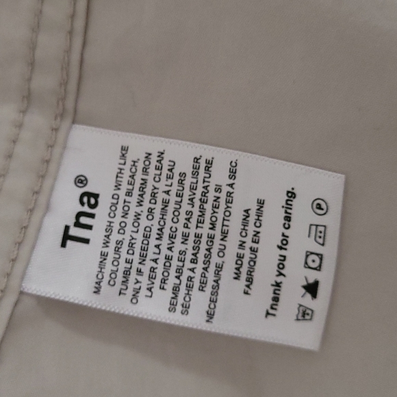 Tna Mavericks Button Down Shirt in Matte Pearl size 3 - Picture 8 of 10